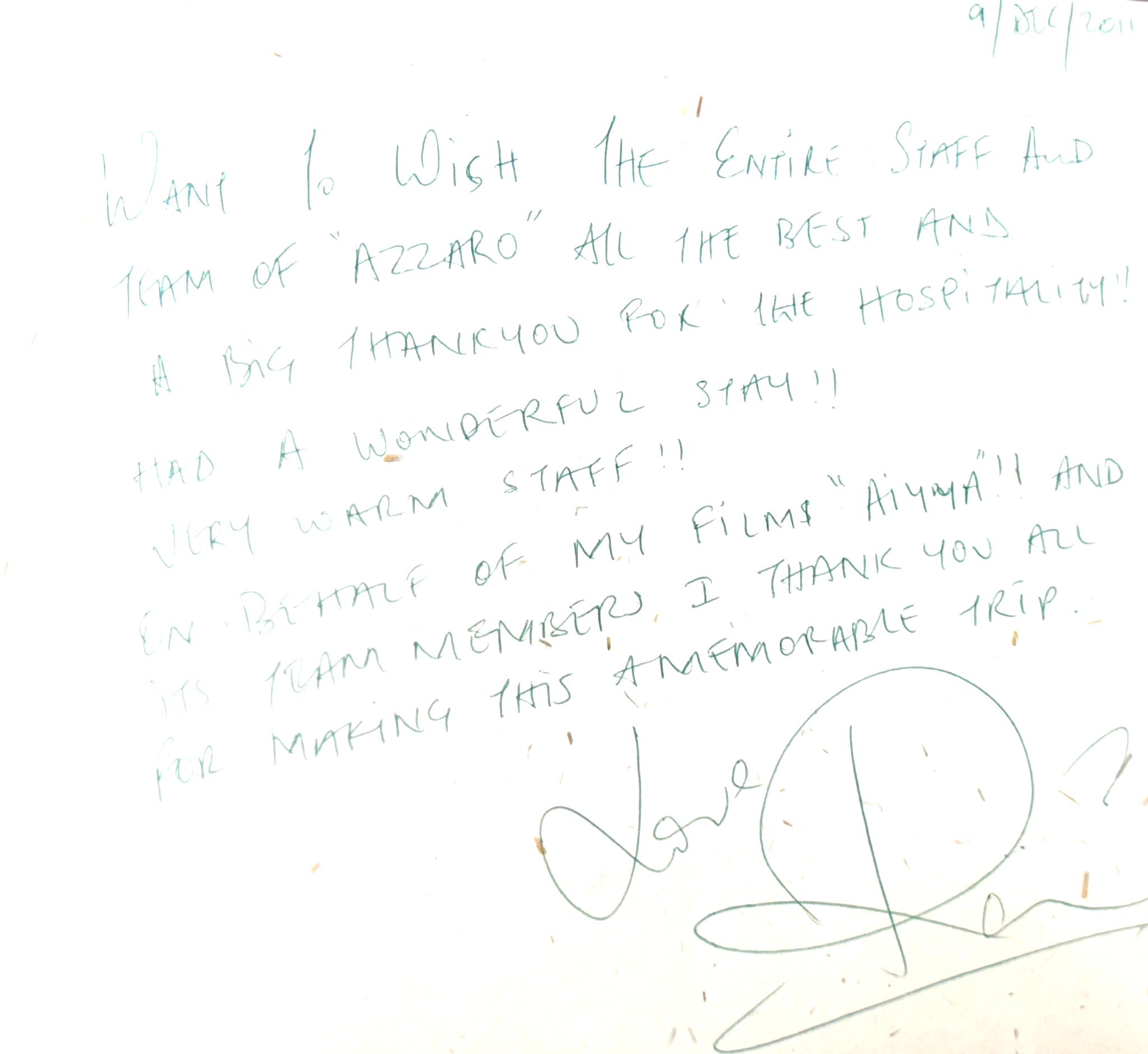 Rani Mukerji's Experience